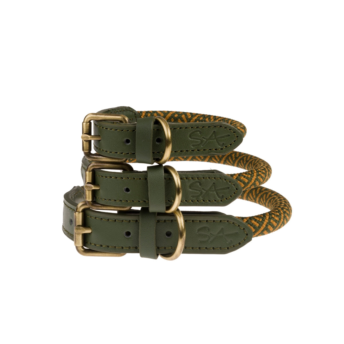 Forest Green Rope Collar
