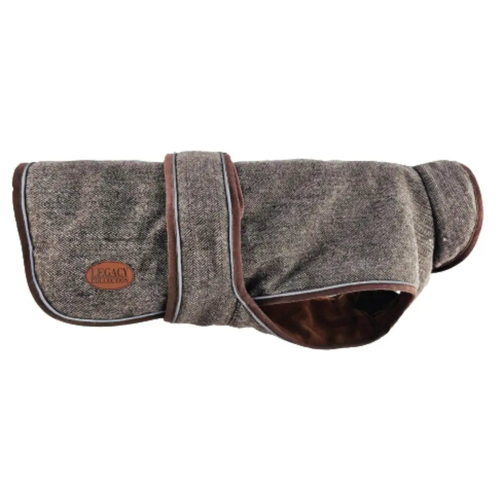 HugglePets Legacy Dog Coat Herringbone